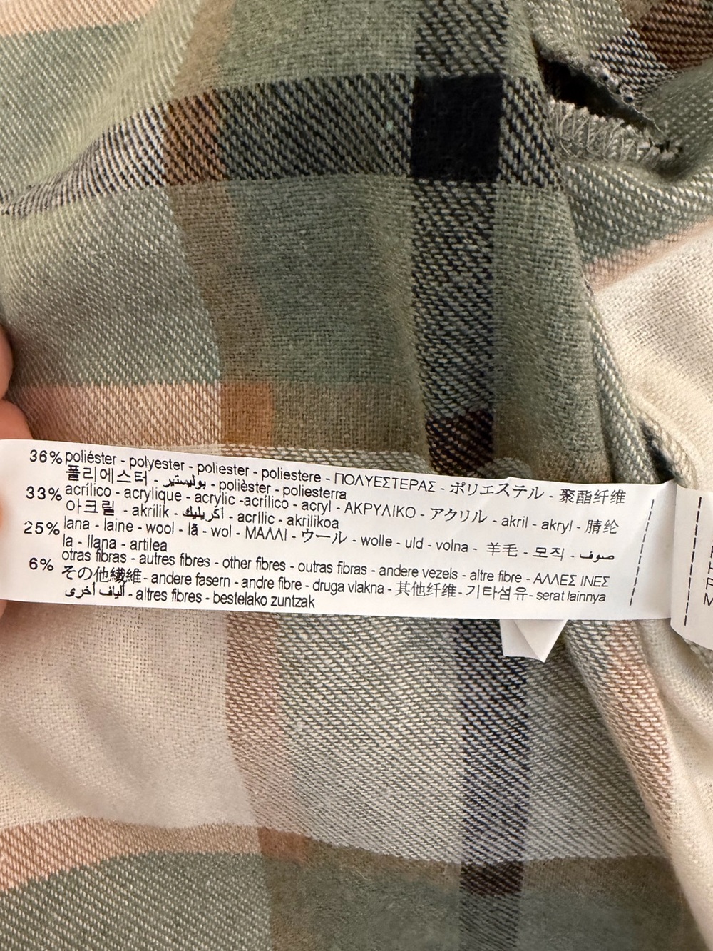 Zara Plaid Utility Jacket - Picture 5 of 6